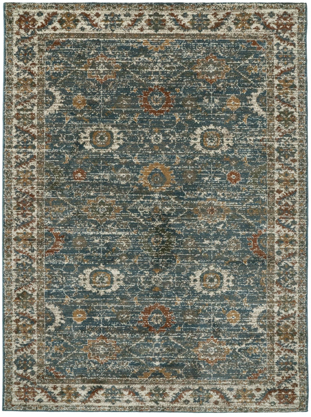 Dynamic Rugs Venedik 17781 Power Loomed Traditional Blue/Multi Rug