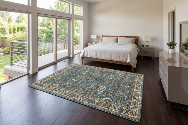 Dynamic Rugs Venedik 17781 Power Loomed Traditional Blue/Multi Rug