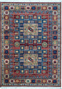 Dynamic Rugs Wade 18604 Power Loomed Transitional Red/Multi Rug
