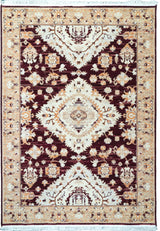 Dynamic Rugs Wade 18606 Power Loomed Traditional Red/Beige/Multi Rug