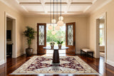 Dynamic Rugs Wade 18606 Power Loomed Traditional Red/Beige/Multi Rug