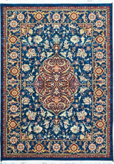 Dynamic Rugs Wade 18607 Power Loomed Traditional Navy/Red/Multi Rug - Rectangular