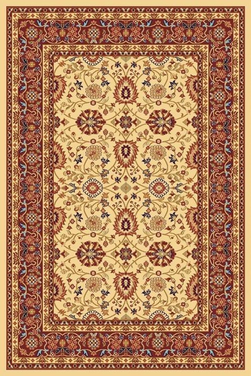 Dynamic Rugs Yazd 2803 Cream  /  Red Rugs.