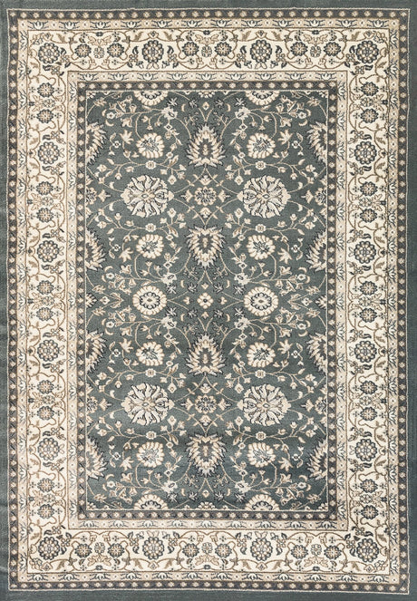 Dynamic Rugs Yazd 2803 Power Loomed Traditional Grey/Ivory Rug