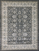Dynamic Rugs Yazd 2803 Power Loomed Traditional Grey/Ivory Rug