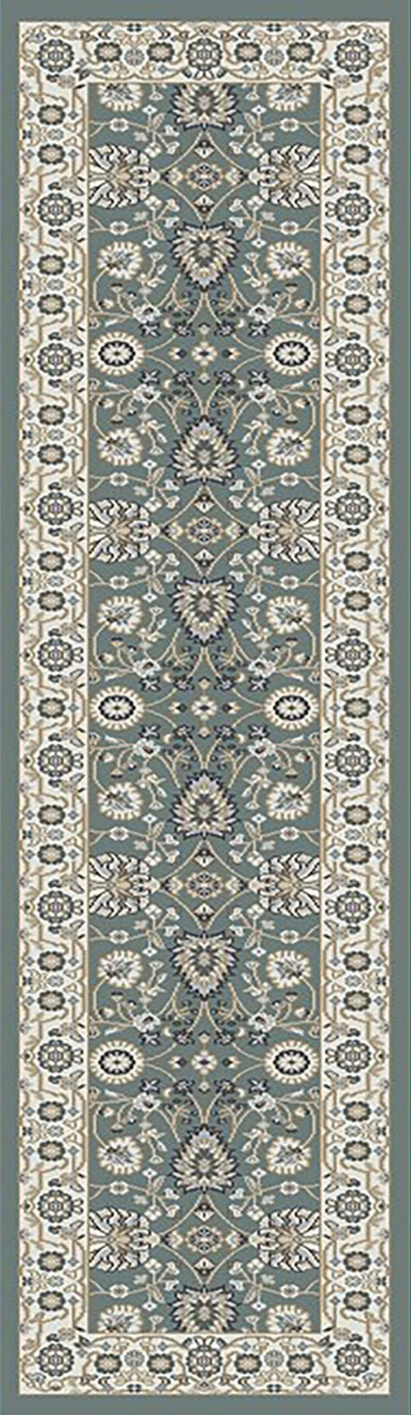 Dynamic Rugs Yazd 2803 Power Loomed Traditional Grey/Ivory Rug