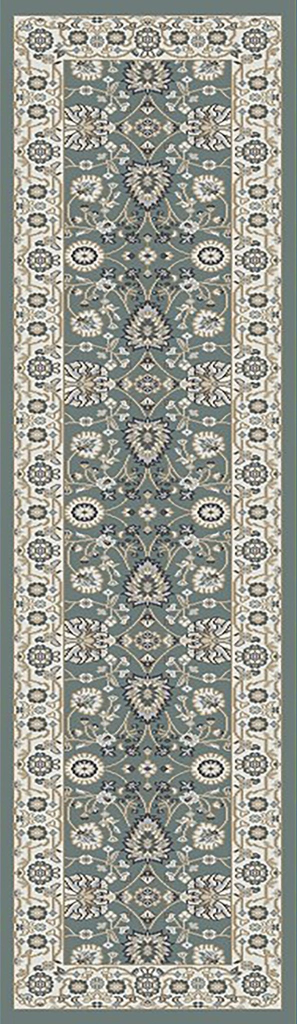 Dynamic Rugs Yazd 2803 Power Loomed Traditional Grey/Ivory Rug