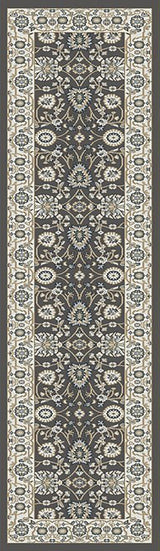Dynamic Rugs Yazd 2803 Power Loomed Traditional Grey/Ivory Rug