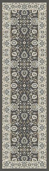 Dynamic Rugs Yazd 2803 Power Loomed Traditional Grey/Ivory Rug - Runner