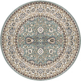Dynamic Rugs Yazd 2803 Power Loomed Traditional Grey/Ivory Rug
