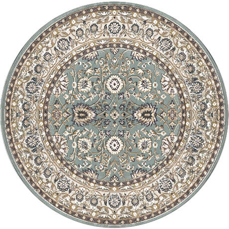 Dynamic Rugs Yazd 2803 Power Loomed Traditional Grey/Ivory Rug