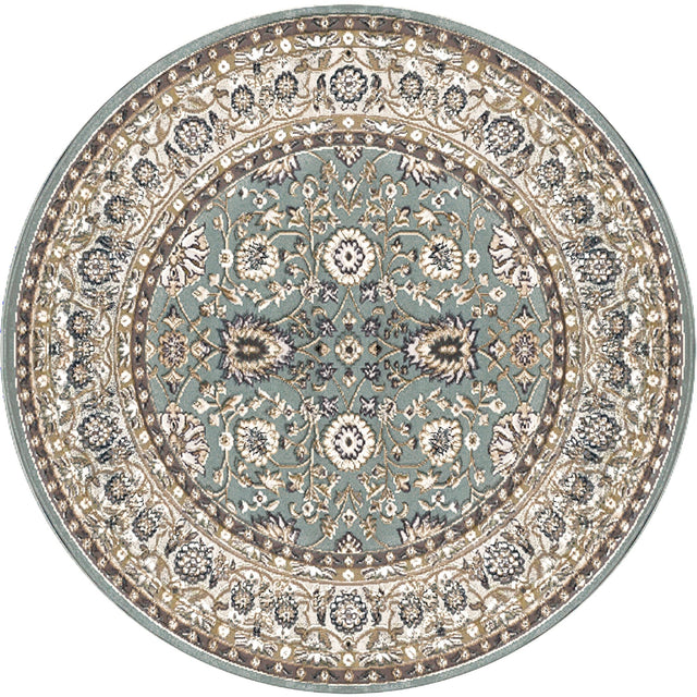 Dynamic Rugs Yazd 2803 Power Loomed Traditional Grey/Ivory Rug