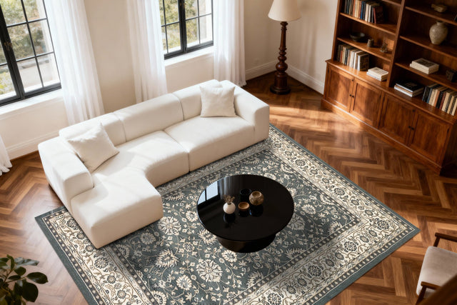 Dynamic Rugs Yazd 2803 Power Loomed Traditional Grey/Ivory Rug