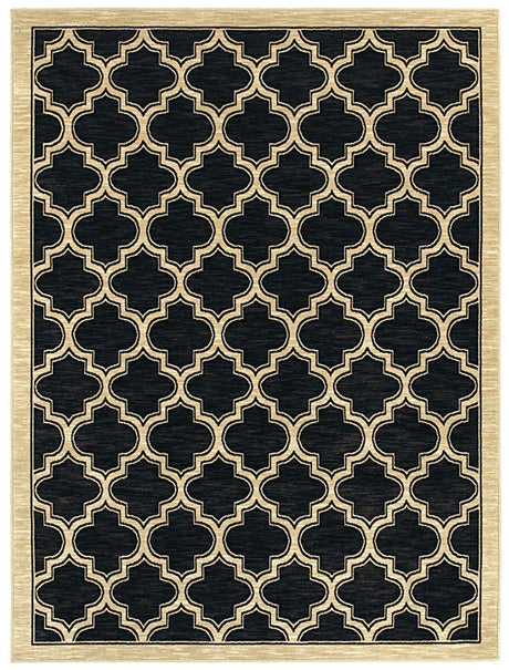 Dynamic Rugs Yazd 2816 Black Rugs.