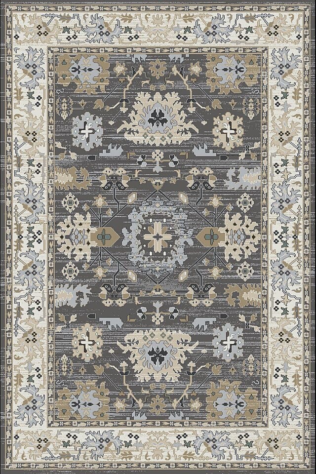 Dynamic Rugs Yazd 8531 Grey / Ivory Rugs.