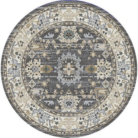 Dynamic Rugs Yazd 8531 Grey / Ivory Rugs.