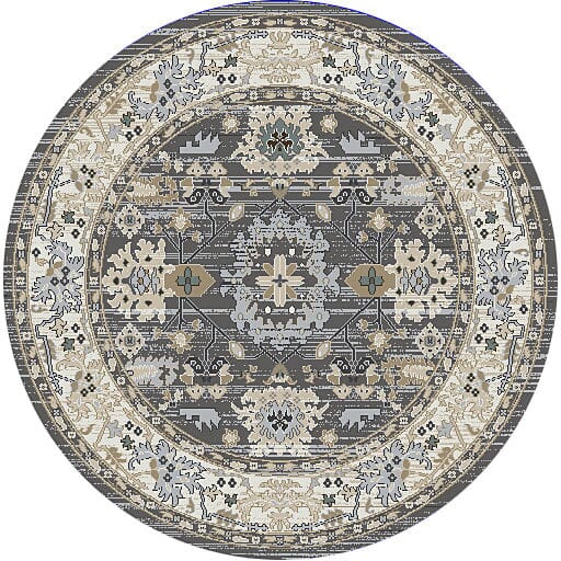 Dynamic Rugs Yazd 8531 Grey / Ivory Rugs.