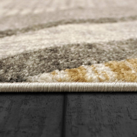 Dynamic Rugs Zahara 4415 Grey/Gold Rug.