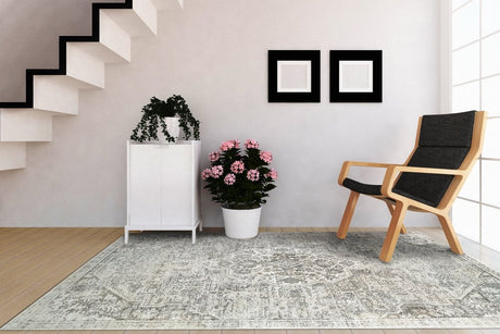 Dynamic Rugs Zen 8345 Grey Rugs.