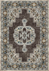Dynamic Rugs Zodiac 6620 Grey Rug.