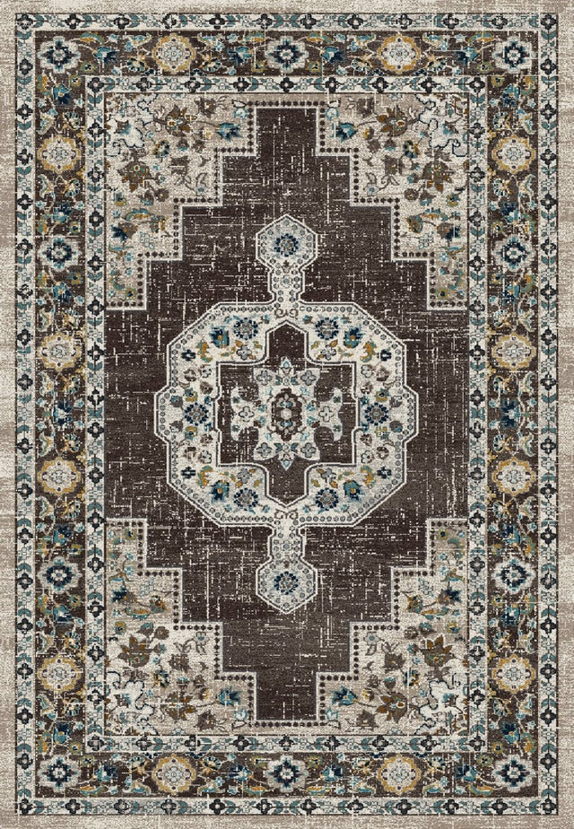 Dynamic Rugs Zodiac 6620 Grey Rug.