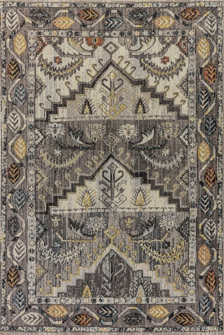 Dynamic Rugs Zodiac 6630 Grey Rug.