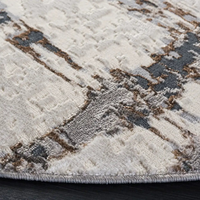 Safavieh Spectrum 6'-7" x 6'-7" Rug in Ivory / Grey