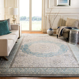 Safavieh Sofia 10'-0" x 14'-0" Rug in Light Grey / Blue