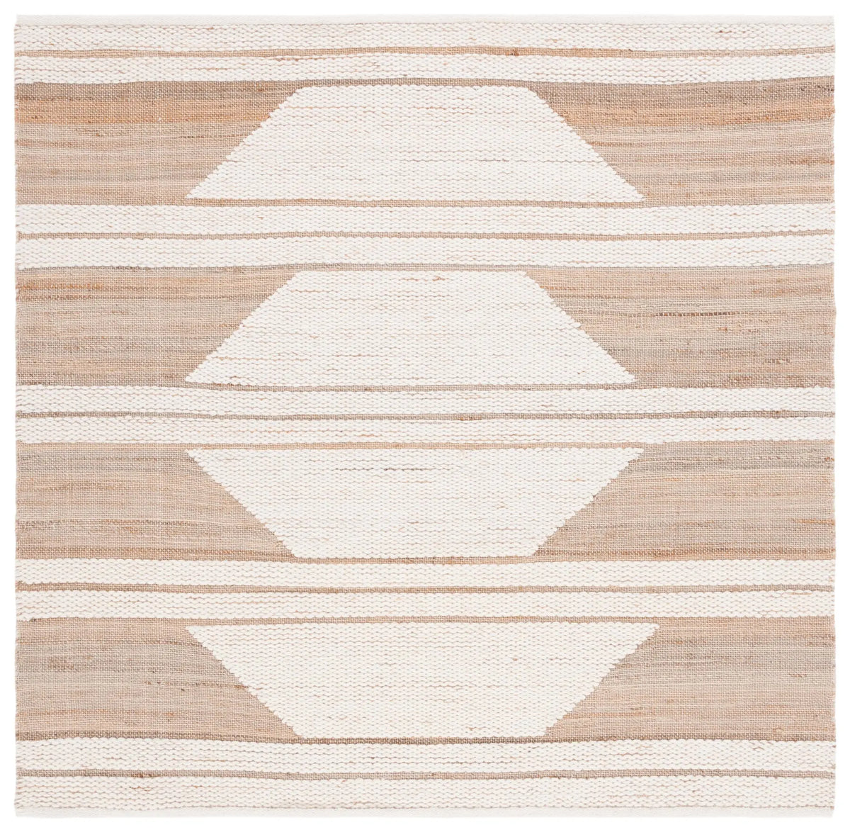 Safavieh Natural Fiber 6'-0" x 6'-0" Rug in Natural / Ivory