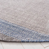 Safavieh Montauk 7'-0" x 7'-0" Rug in Blue / Grey