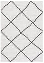 Safavieh Courtyard 4'-0" x 5'-7" Rug in Ivory / Black