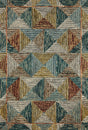 Loloi Spectrum Spe-01 Lagoon/Spice Rugs - main flat