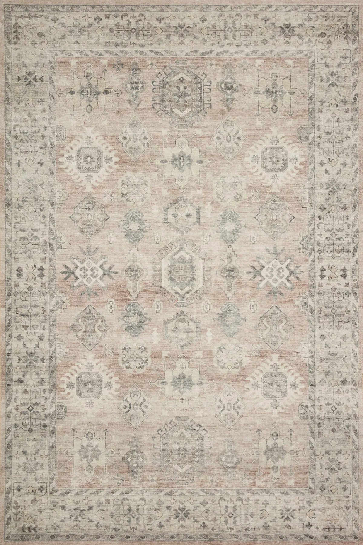 Loloi Hathaway Hth-03 Java/Multi Rugs - main flat