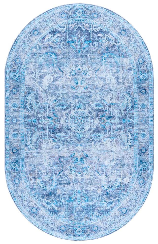 Safavieh Tucson 5'-0" x 8'-0" Rug in Purple / Blue