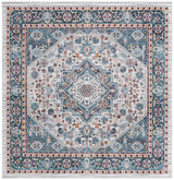 Safavieh Bayside 6'-7" x 6'-7" Rug in Blue / Grey