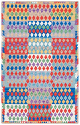 Safavieh Aspen 4'-0" x 6'-0" Rug in Red / Blue