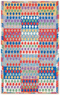 Safavieh Aspen 4'-0" x 6'-0" Rug in Red / Blue