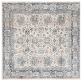 Safavieh Valencia 6'-4" x 6'-4" Rug in Ivory / Blue
