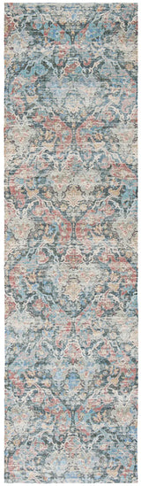 Safavieh Saffron 2'-3" x 6'-0" Rug in Coral / Aqua