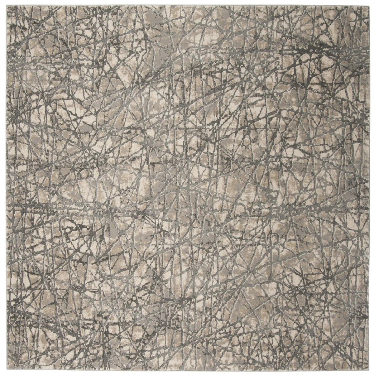 Safavieh Meadow 6'-7" x 6'-7" Rug in Beige / Grey