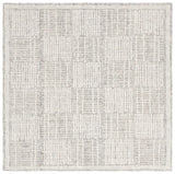 Safavieh Abstract 6'-0" x 6'-0" Rug in Dark Grey / Ivory