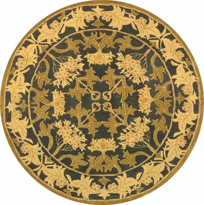 Safavieh Anatolia 6'-0" x 6'-0" Rug in Navy / Sage