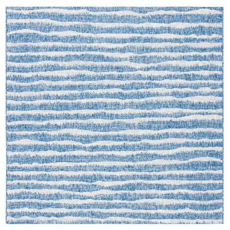 Safavieh Courtyard 6'-7" x 6'-7" Rug in Navy / Grey