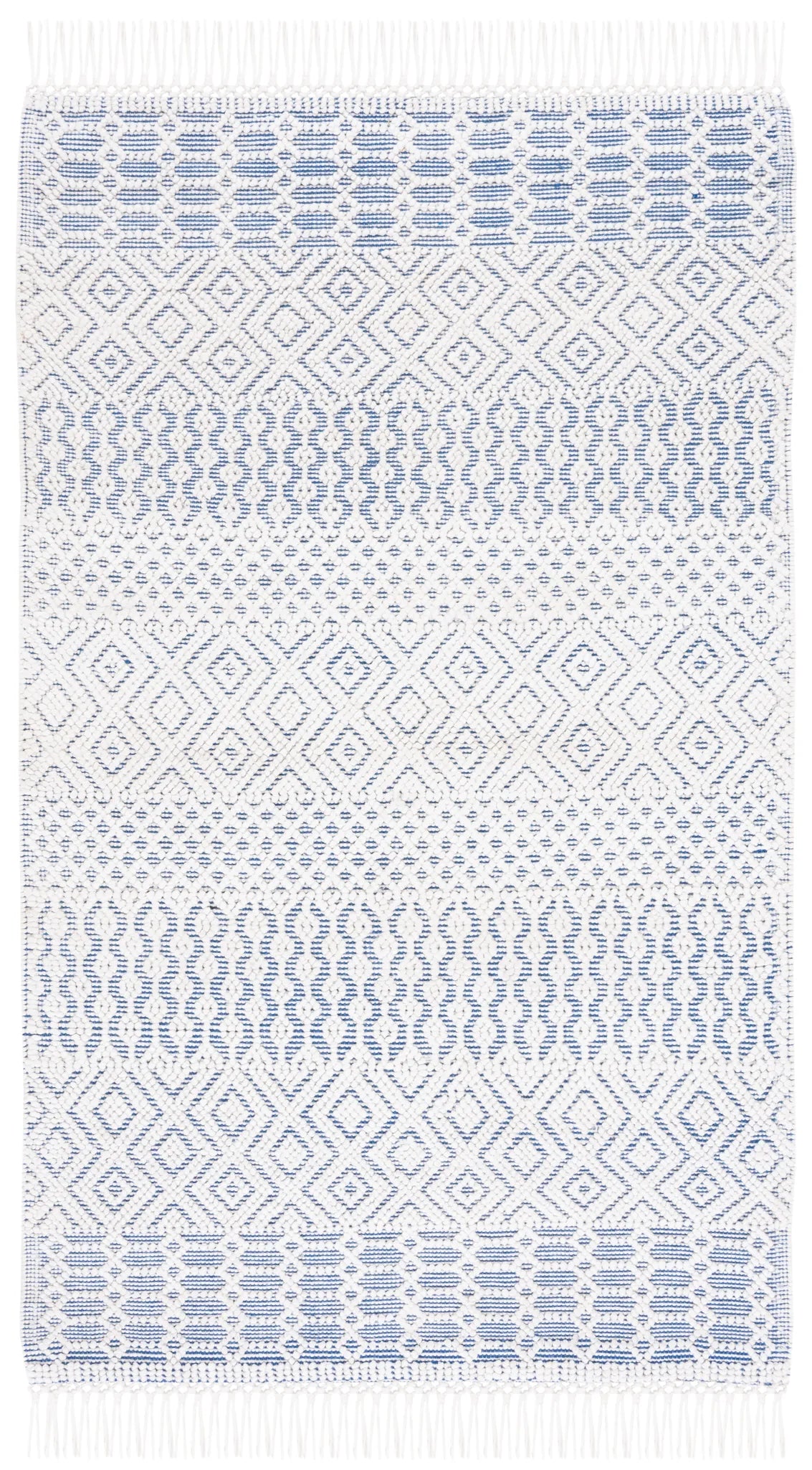 Safavieh Casablanca 4'-0" x 6'-0" Rug in Blue / Ivory