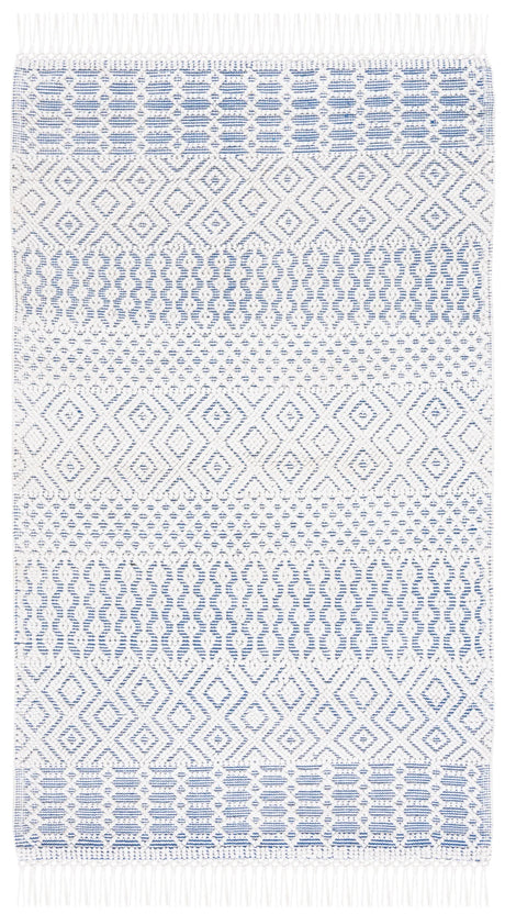 Safavieh Casablanca 4'-0" x 6'-0" Rug in Blue / Ivory