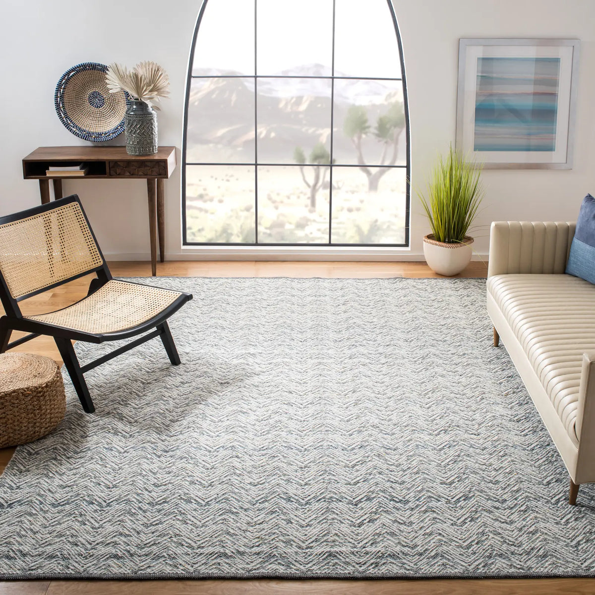 Safavieh Kilim 8'-0" x 10'-0" Rug in Grey