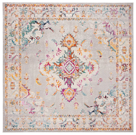 Safavieh Crystal 7'-0" x 7'-0" Rug in Grey / Cream