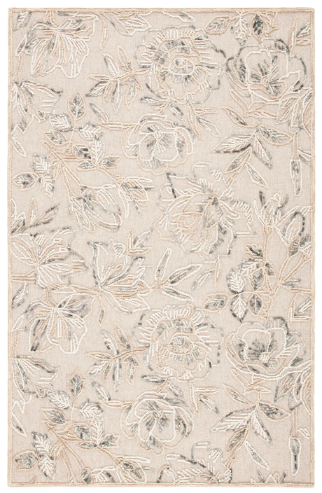 Safavieh Trace 4'-0" x 6'-0" Rug in Beige / Grey