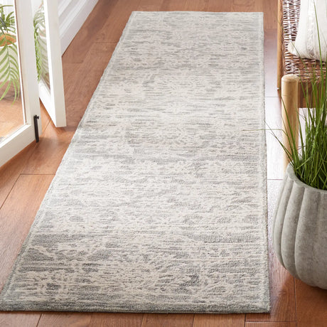 Safavieh Roslyn 2'-3" x 9'-0" Rug in Light Grey / Ivory