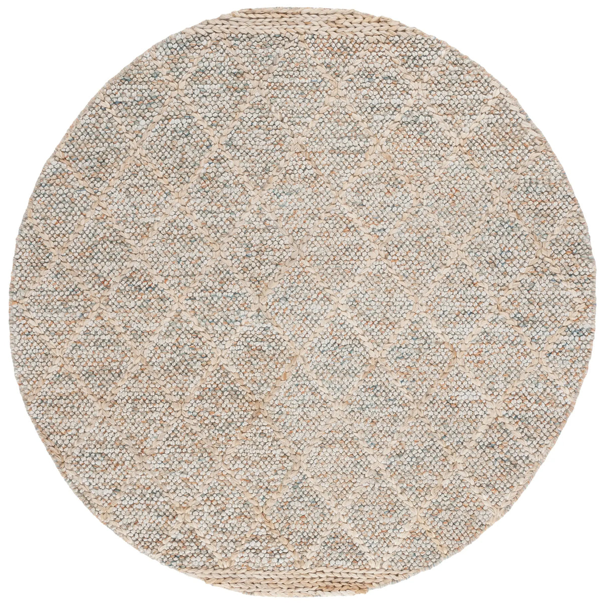 Safavieh Natural Fiber 6'-0" x 6'-0" Rug in Rust / Natural